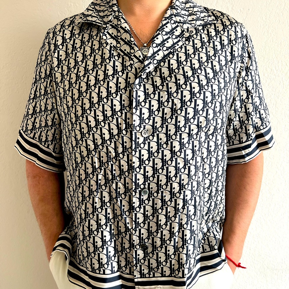Dior oblique silk shirt